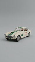 1:18 scale racing coupe with authentic livery