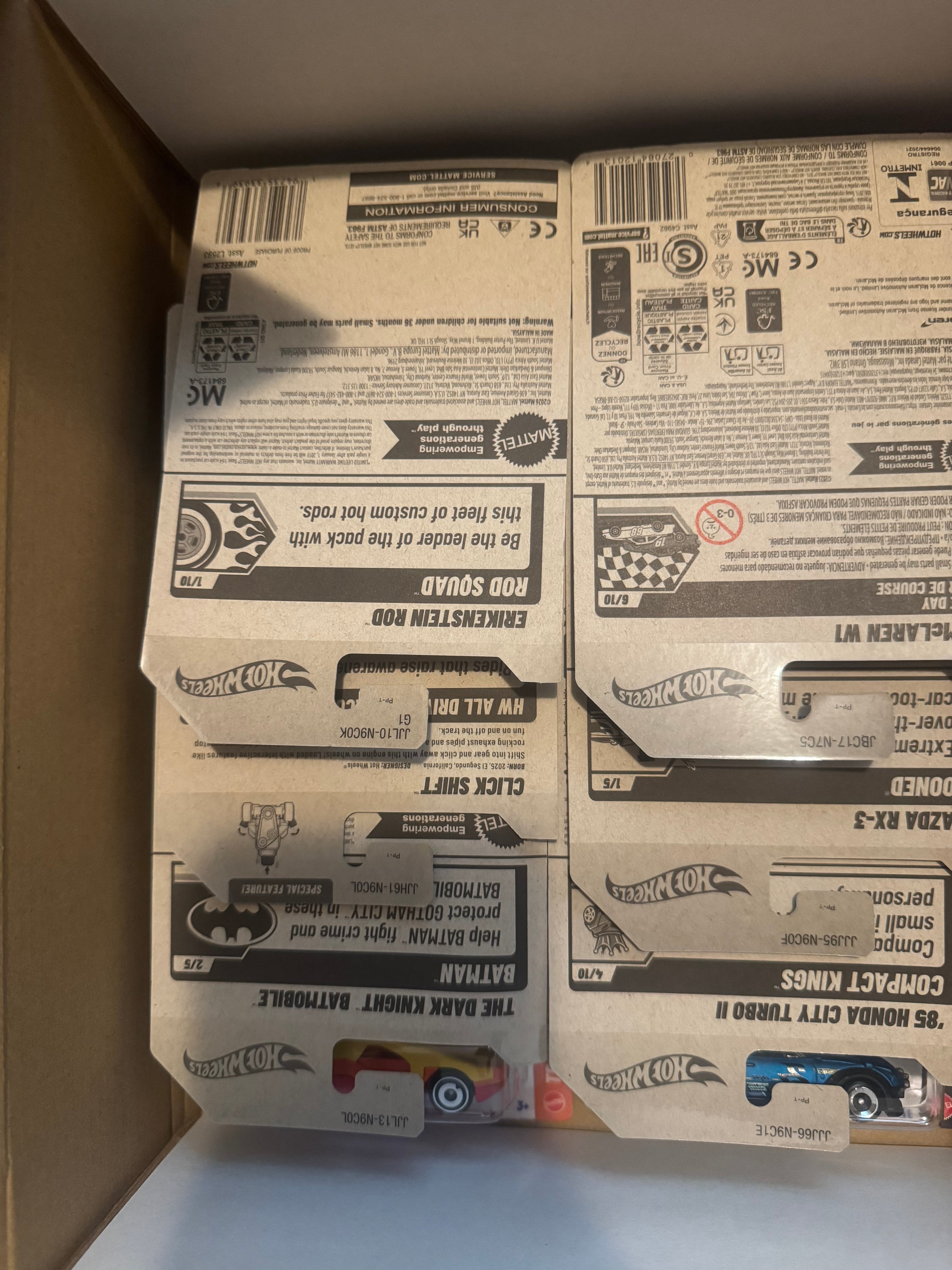 Hot Wheels Mystery Box of 12