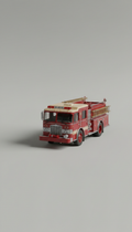 1:18 scale fire engine with operational ladders